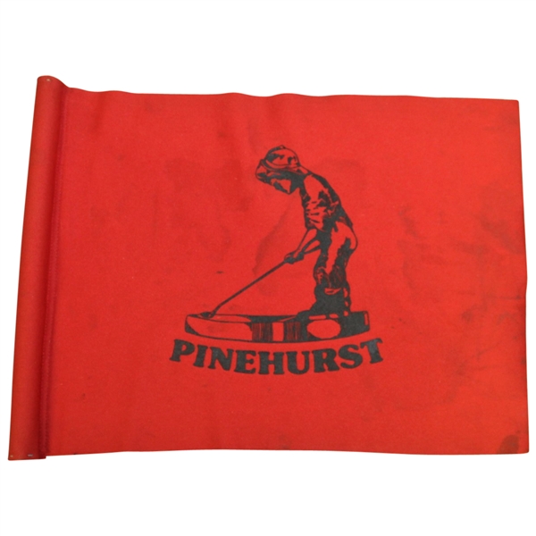 Pinehurst Golf Club Red Putter Boy Used Course Flown Flag