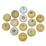 Fourteen Classic Logo Golf Balls - Course, Tournament, and other