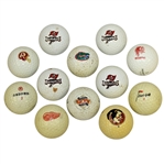 Twelve Sports Logo Golf Balls - Football, Hockey, and other