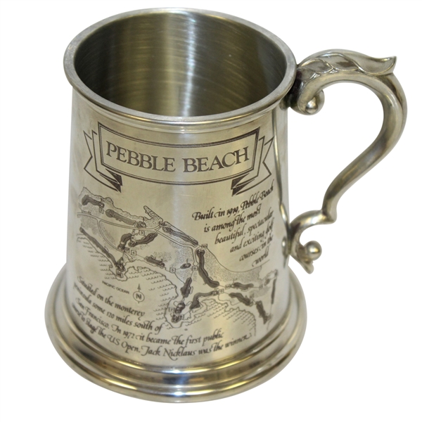 Pebble Beach Pewter Golf Tankard - Made in England