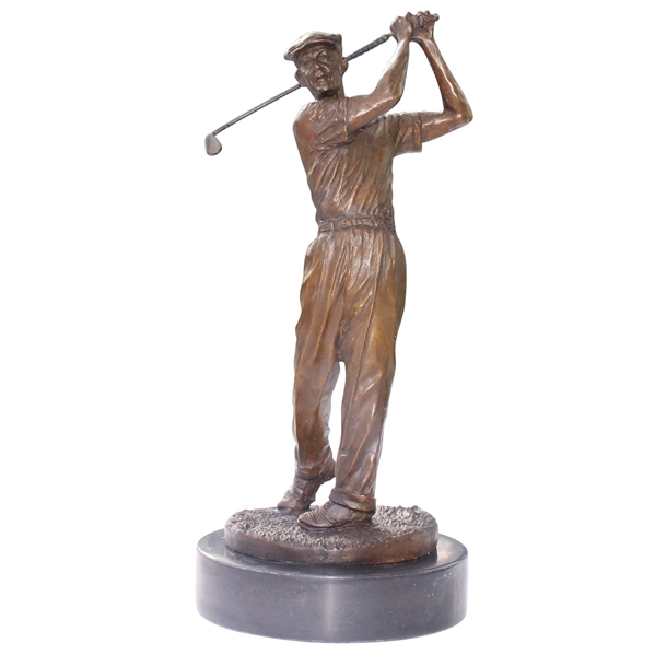 Ben Hogan Bronze/Marble Statue by Ron Tunison - Stands Over a Foot Tall - 13.5lbs!