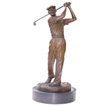Ben Hogan Bronze/Marble Statue by Ron Tunison - Stands Over a Foot Tall - 13.5lbs!