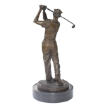 Ben Hogan Bronze/Marble Statue by Ron Tunison - Stands Over a Foot Tall - 13.5lbs!