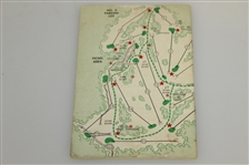 Jack Nicklaus Signed 1961 Masters Spectator Guide JSA ALOA