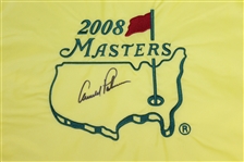 Arnold Palmer Signed 2008 Masters Embroidered Flag JSA ALOA