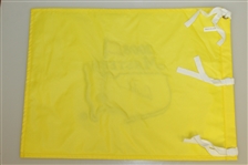 Arnold Palmer Signed 2008 Masters Embroidered Flag JSA ALOA