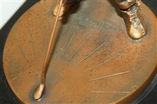 Balfour Pinehurst Putter Boy Bronze Sundial Statue