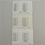 Byron Nelson, Doug Ford, & Billy Casper Signed Augusta National Scorecards JSA ALOA