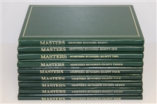 Nine Masters Tournament Annual Books - 1980-1989 (1986 Not Included)