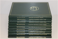 Nine Masters Tournament Annual Books - 1990-1999 (1997 Not Included)