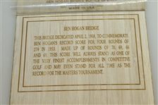 Masters Hand Forged Ben Hogan Bridge Bottle Opener - Unopened