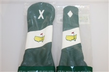Five Masters Exclusive Leather Headcovers - Driver, 3 Wood, Utility, Hybrid, & Putter