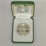 1993 Masters Tournament Limited Edition Silver Coin in Original Box with Note