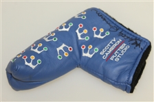 Scotty Cameron Signed Cameron Limited Edition 'Putter Studio' Blue Mini Crown Headcover - 2002 JSA ALOA