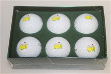 2005 Masters Tournament Half Dozen Pro V1 Golf Balls in Original Box - Unopened