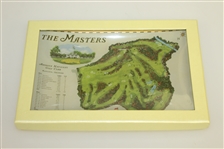 The Masters 'Augusta National Golf Club' Vintage Course Map Coin/Candy Tray in Box