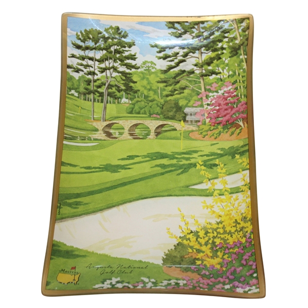 Masters Augusta National Golf Club Hole 12 Golden Bell Coin/Candy Plate in Box