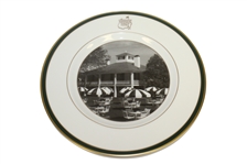 Augusta National Members 8 Inch Pickard Plate Depicts Clubhouse - In Original Box