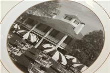 Augusta National Members 8 Inch Pickard Plate Depicts Clubhouse - In Original Box