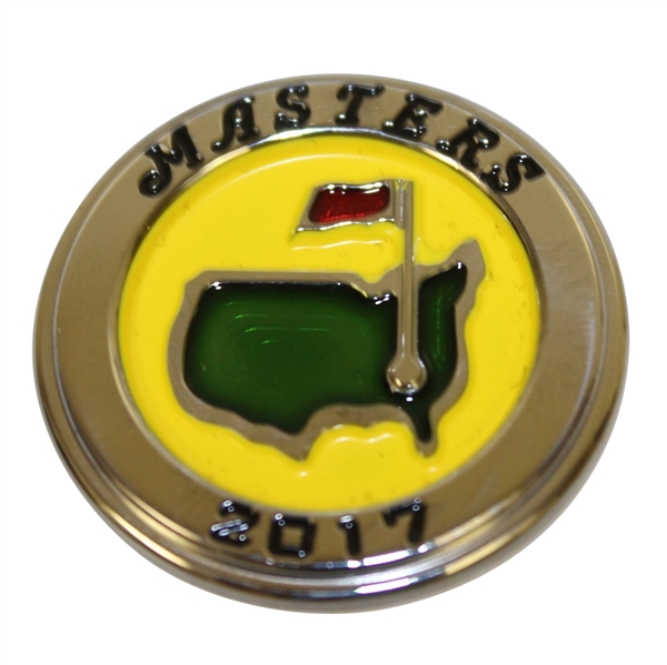 2017 Masters Tournament Scotty Cameron Round Ball Marker in Original Box & Pouch