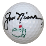 Jack Nicklaus Signed Masters Logo Golf Ball JSA ALOA
