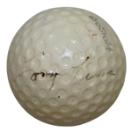 1964 British Open Champ Tony Lema (D-1966) Signed Golf Ball-First One We Have Had! JSA ALOA