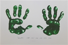 Jack Nicklaus Signed Ltd Ed 'Art of Nicklaus' Masters Hand Print Giclée Framed JSA ALOA