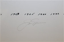 Jack Nicklaus Signed Ltd Ed 'Art of Nicklaus' Masters Hand Print Giclée Framed JSA ALOA