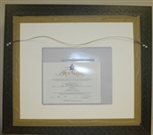 Jack Nicklaus Signed Ltd Ed 'Art of Nicklaus' Masters Hand Print Giclée Framed JSA ALOA
