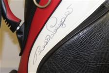 Bernhard Langer Signed Personal AdamsGolf 'The Linde Group' Golf Bag w/ Rain Cover JSA ALOA 