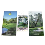 Hootie Johnsons, Billy Payne, & Jim Nantz Signed Masters Spectator Guides JSA ALOA