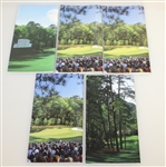 Five Masters Champions Signed Spec Guides - Watson, Couples, Mize, Lyle, & Crenshaw JSA ALOA