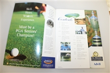 Palmer, Nicklaus, Player, & others Signed 2000 Senior PGA Championship Program JSA ALOA