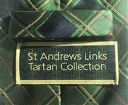 Old Course at St. Andrews Tartan Collection 100% Silk Tie