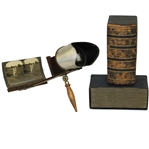 Original Keystone View Co. Complete Set in Original Case of Stereographic Library Vol. I - Full Set of 50