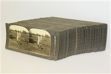 Original Keystone View Co. Complete Set in Original Case of Stereographic Library Vol. I - Full Set of 50