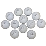 Dozen Tiger Woods Autograph Titleist Wheaties & American Express Logo Golf Balls