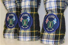 1995 Open Championship at Old Course St. Andrews Set of Three Tartan Head Covers