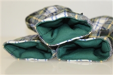 1995 Open Championship at Old Course St. Andrews Set of Three Tartan Head Covers