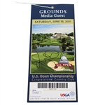 Rory McIlroy Signed 2011 US Open at Congressional CC Saturday Ticket JSA #P37464