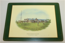 Set of Four Cork Board Pimpernel Famous British Golf Clubs Placemats - 12 x 16
