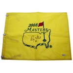 Ray Floyd Signed 2008 Masters Embroidered Flag with 76 Notation JSA #M48118