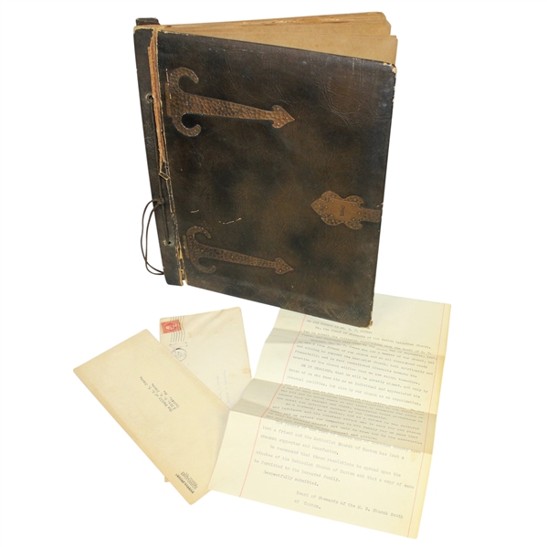 Family Funeral Scrapbook of Robert Tyre Jones - Grandfather & Namesake of Bobby Jones