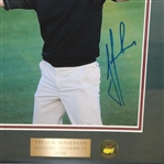 Trevor Immelman Signed Masters Shot Display - Framed JSA ALOA