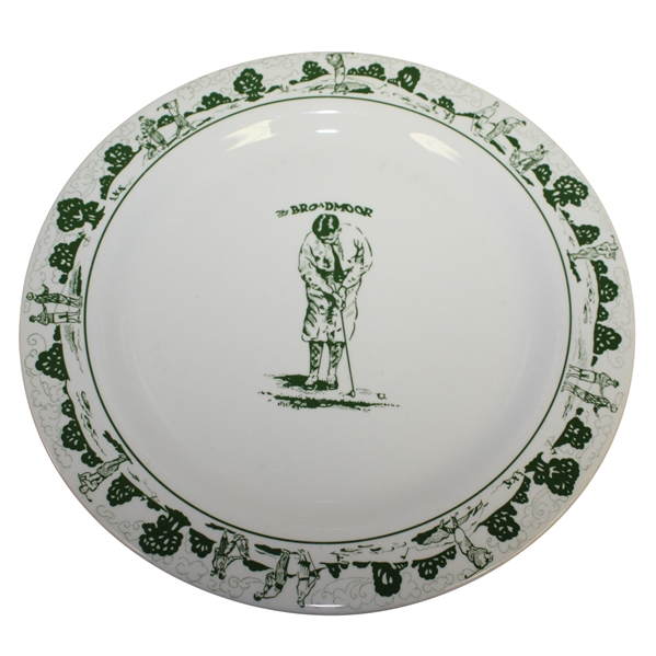 Bobby Jones Depicted on The Broadmoor Ceramic 12" Plate