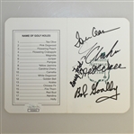 Multi-Signed Augusta National Golf Club - JSA AOLA