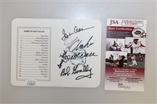 Multi-Signed Augusta National Golf Club - JSA AOLA