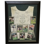 Multi-Signed Toronto Golf Club Caddy Bib by Payne Stewart & Others - Framed PSA/DNA #B99119