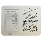 Multi-Signed Augusta National Golf Club Scorecard by previous Masters Champions - JSA #CC25453
