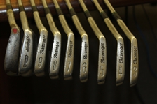 Seve Ballesteros Personal 1985 Tournament-Used Slazenger Sounder Iron Set w/Wedges